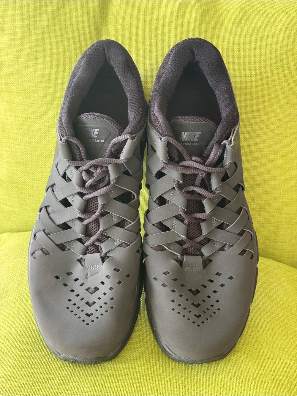 Nike Men’s Woven Athletic Sneakers in Black